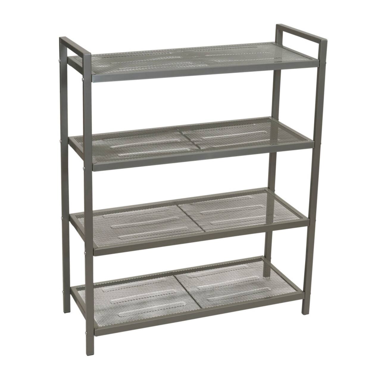 Household Essentials 32" 4-Tier Metal Shoe Rack